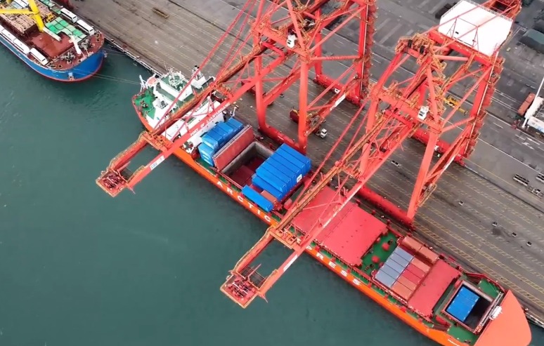 江苏连云港直达俄罗斯圣彼得堡航线首航