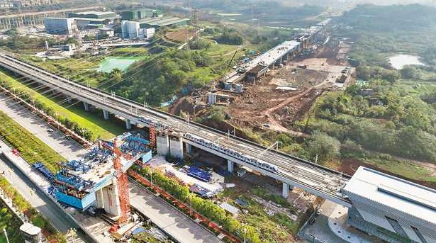 渝昆高铁建设重大进展，云南段首座大桥连续梁完成施工