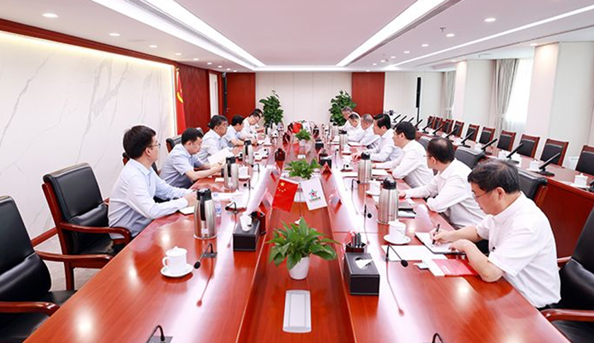 中冶集团陈建光拜会中国融通集团副总经理邵继江