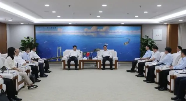 中交集团主要领导人会见国贸集团领导人许晓曦