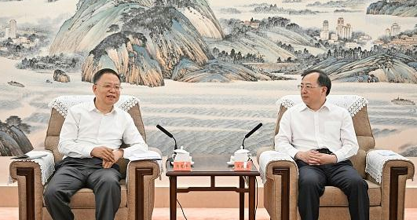 中铁汪建平拜会江苏省委书记、省人大常委会主任吴政隆